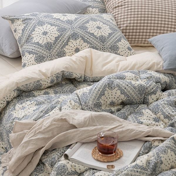 순면 SS BEDCOVER 이불 페이즐 차렵 - 메인 이미지