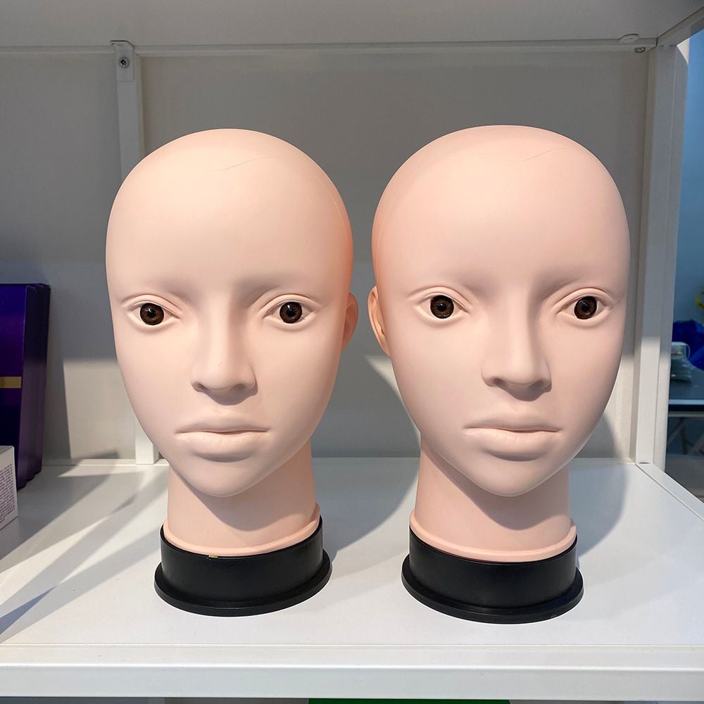 컬러렌즈 짱구 마네킹 헤드 두피문신 반영구 연습용 - 메인 이미지