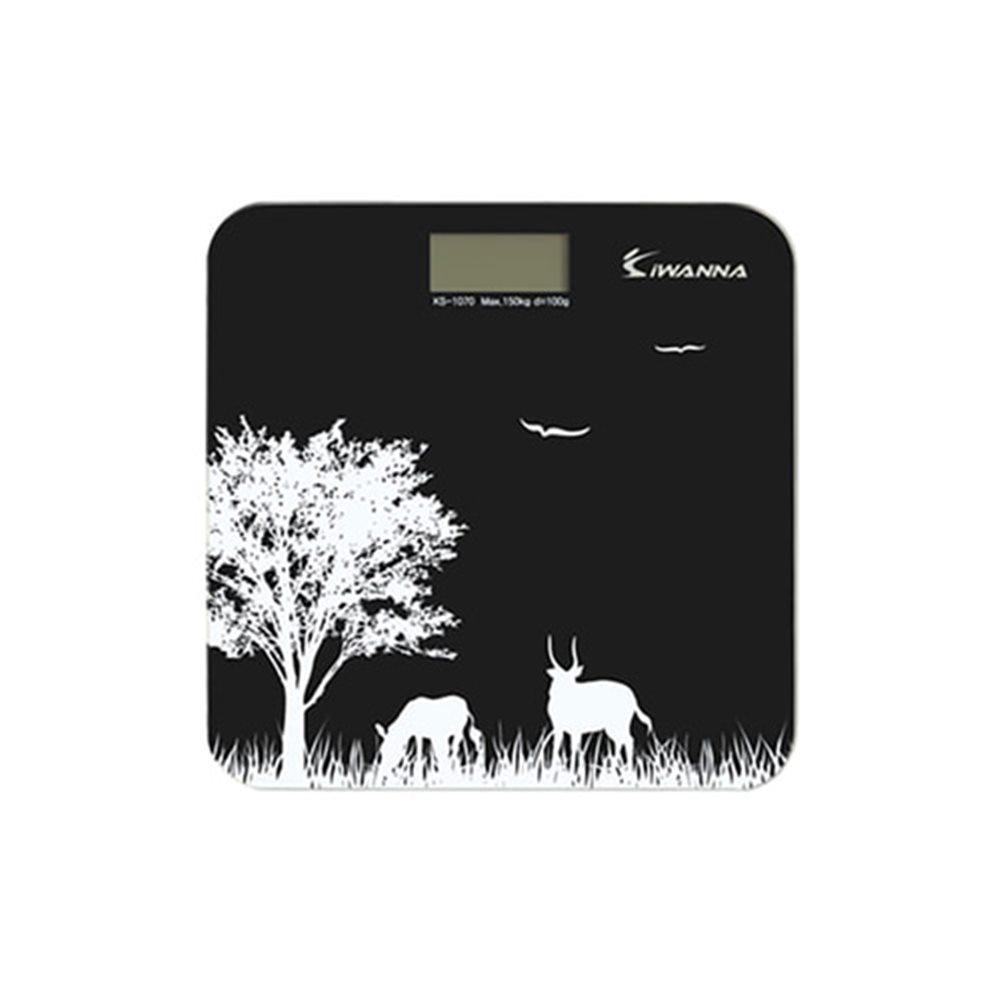 아이워너 전자식 체중계 KS-1070 블랙 - 상품 이미지