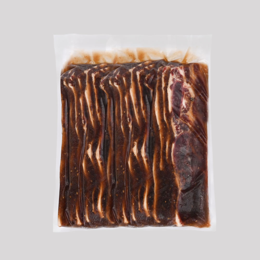 육일품 대용량 수제 양념 LA갈비 3kg 업소용 소고기 구이 - 메인 이미지
