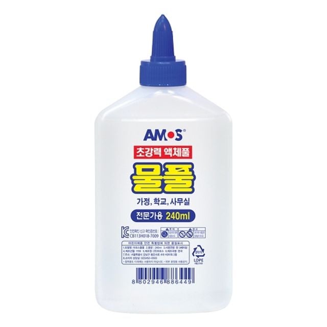 아모스 4000 물풀 240ml/액체괴물풀/용 갑(6개입) - 상품 이미지