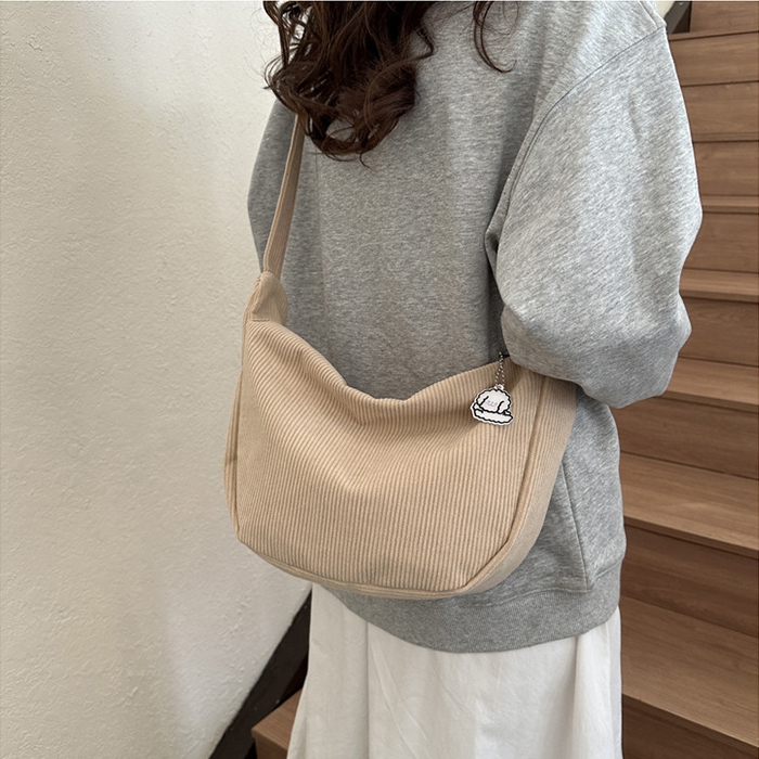 코듀로이 데일리 크로스백 6color - 상품 이미지