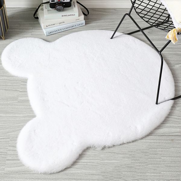 80cm 카페트 헬로베어 장모 매트 러그 겨울 - 상품 이미지