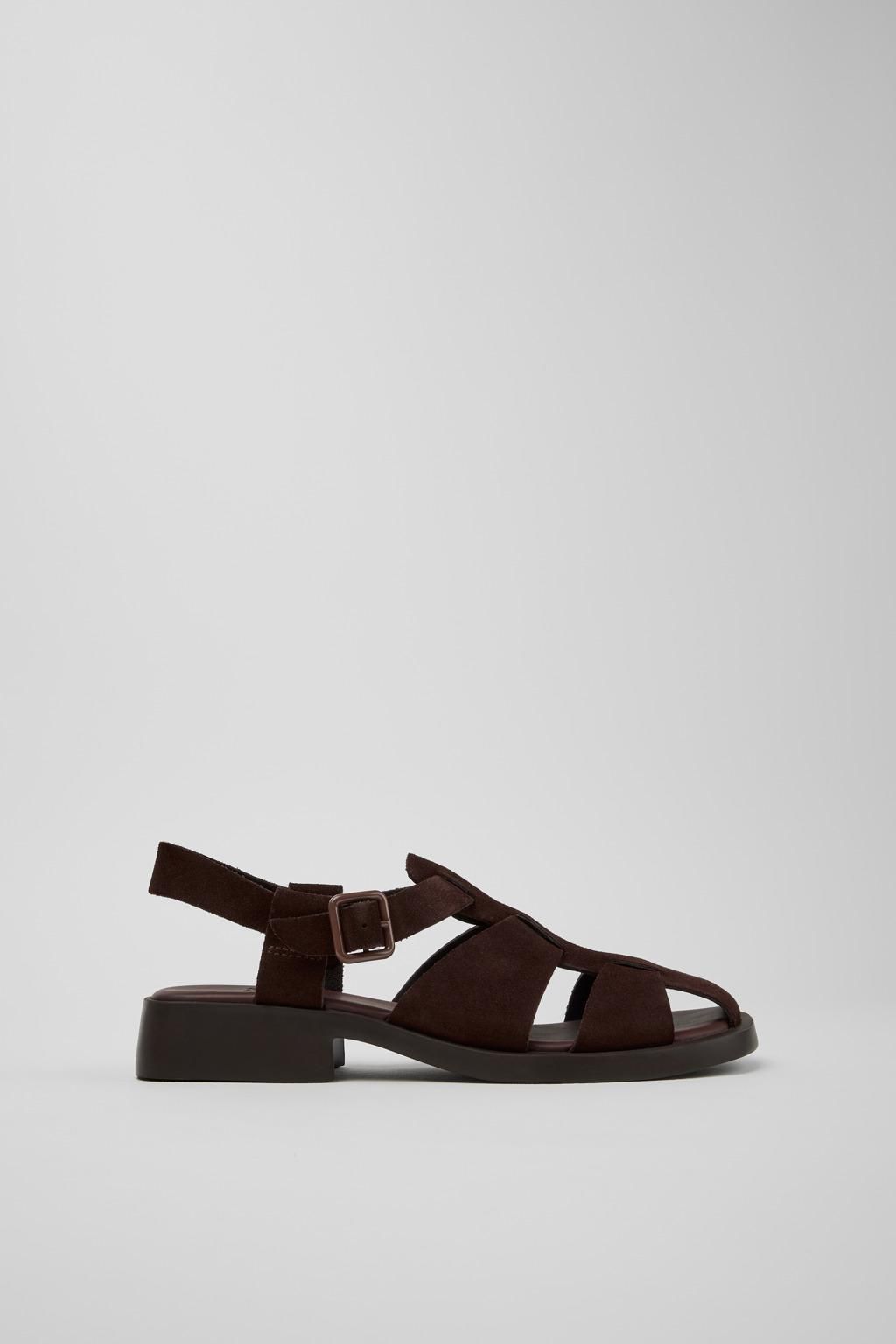 캠퍼 브라운 스웨이드 샌들 여성 Dana K201489-012 BROWN - 상품 이미지