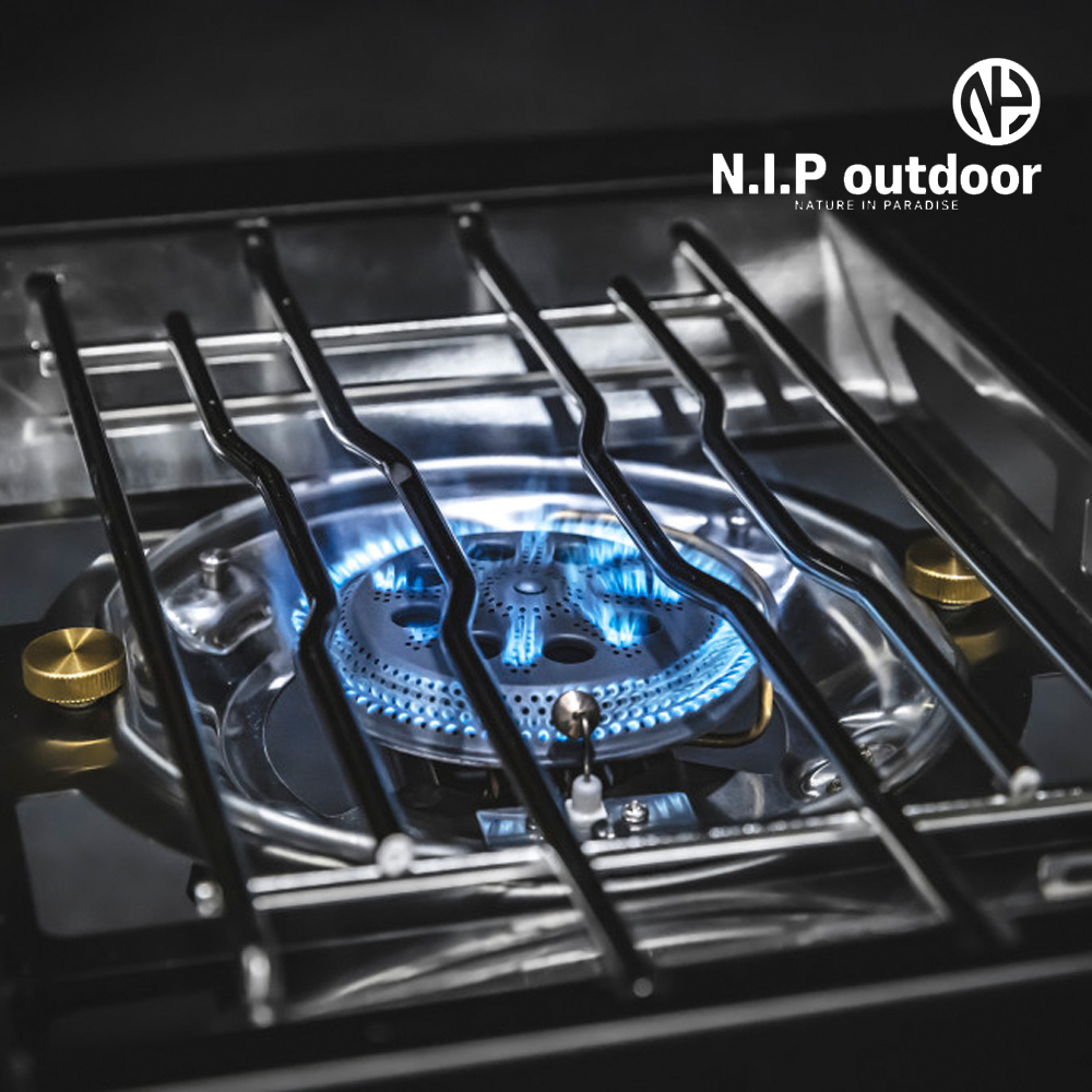 N.I.P 플랫버너 IGT 파워플레이트 원버너 액출 실버