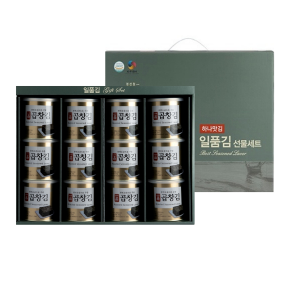 일품 곱창김 30g 12캔 김선물세트 추석선물세트 명절 - 상세 이미지 2