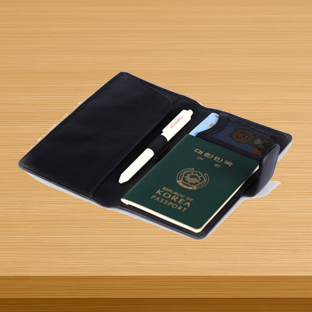 프로디아 소가죽 여권지갑 장지갑 커플월렛 - 상품 이미지