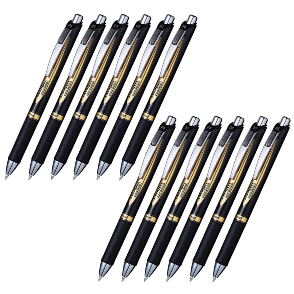 펜텔 에너겔 퍼머넌트 볼펜 0.5mm 12자루 색상 택1 퍼 - 메인 이미지