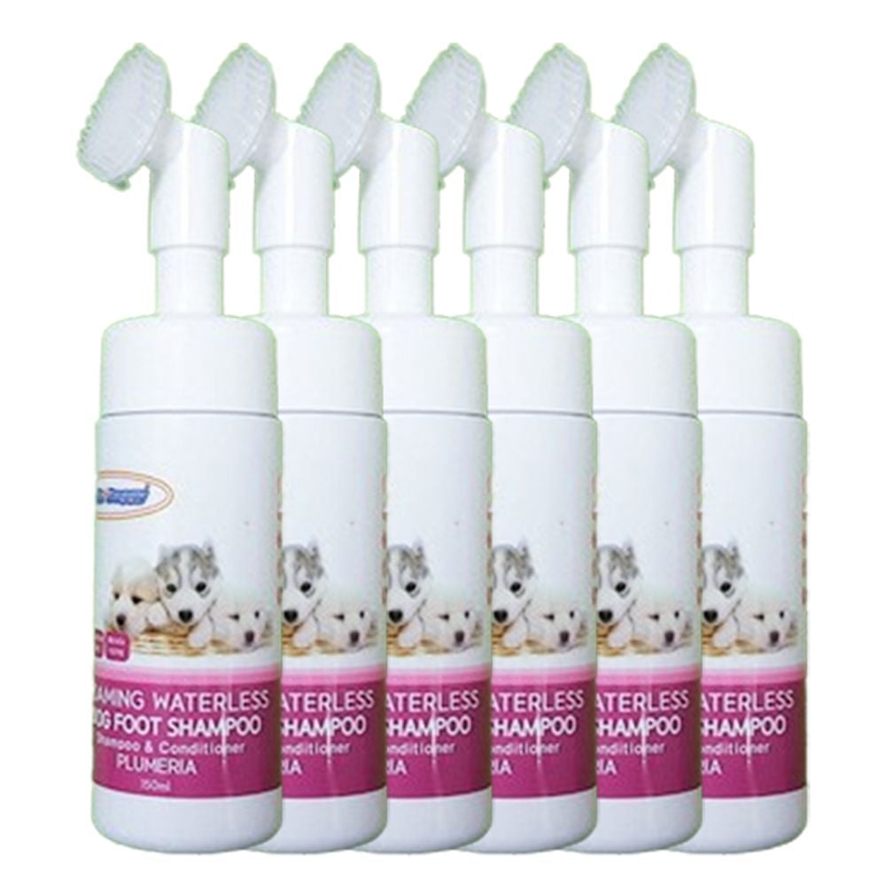 강아지 거품 풋샴푸 푸르메리아향 150ml 6P 발샴푸 - 상품 이미지