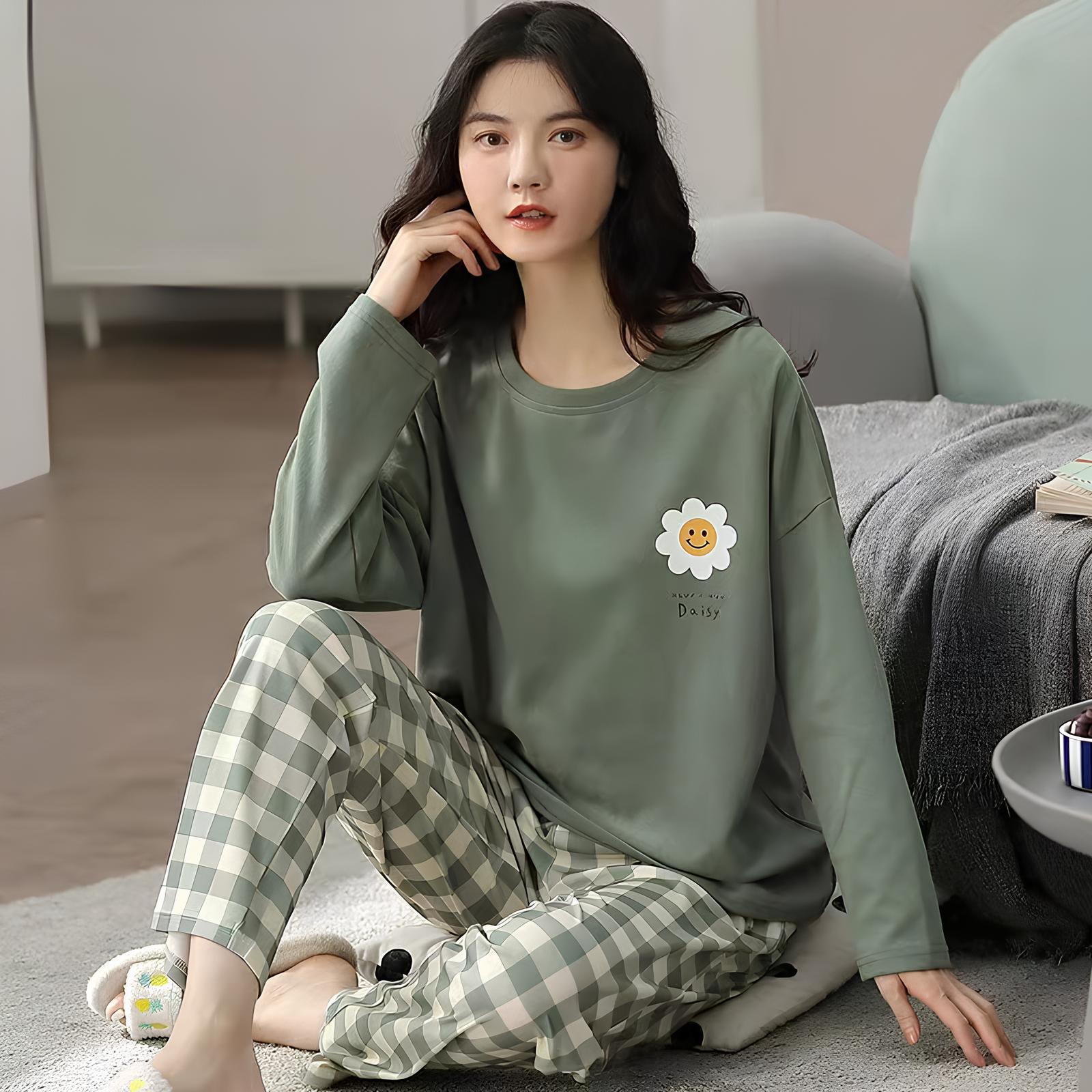 여성 긴팔세트 잠옷 꿈잠 11종 - 상세 이미지 2
