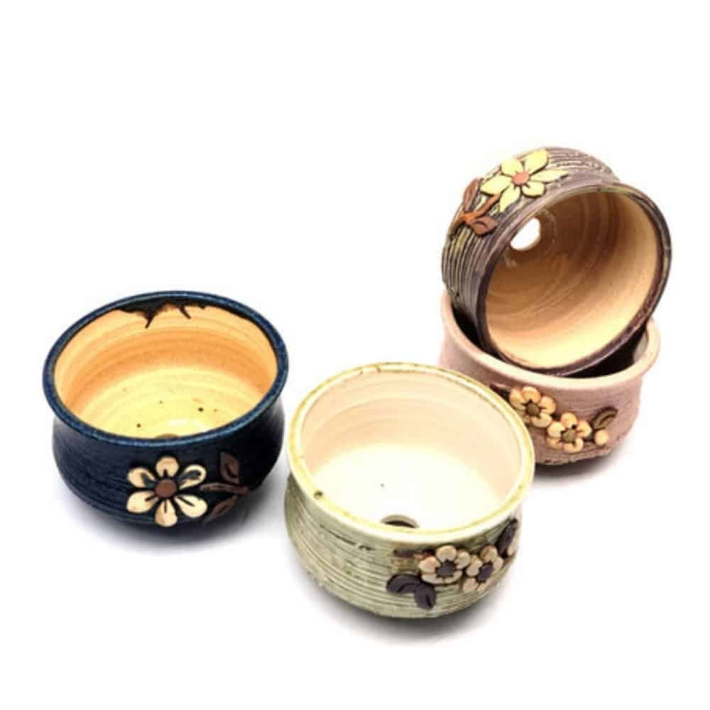 화분 미니분재 13x7cm 이쁜화분 미니화분 책상화분 - 상품 이미지