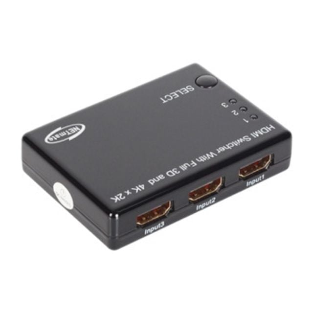 NM-HS302 모니터 선택기 1대3 HDMI 4K 오디오 지원 - 상품 이미지