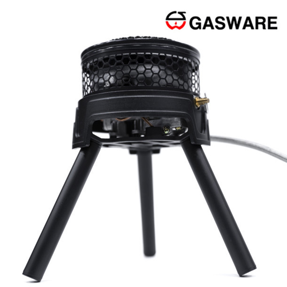 가스웨어 아크스토브 V3 백패킹 리액터 미니 버너 난로 가스콤 실버