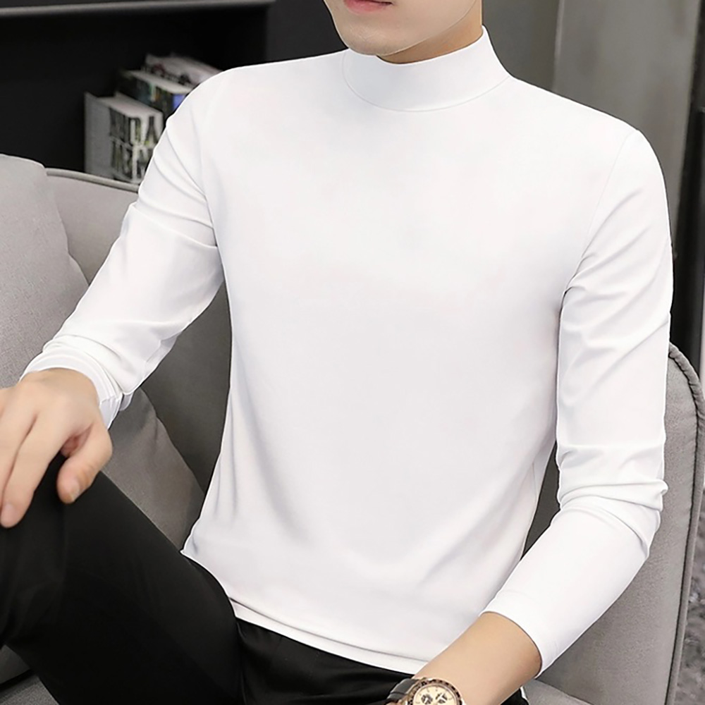 1005094 이너티셔츠 남성 반폴라티 긴팔 부드러운 - 상품 이미지