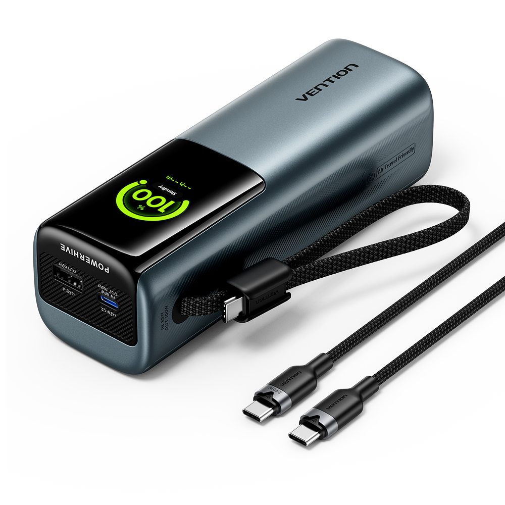 벤션 POWERHIVE PD PPS 노트북 고속충전 대용량 보조배터리 200W 27000mAh PD3.1 140W 지원 FKG - 상세 이미지 3