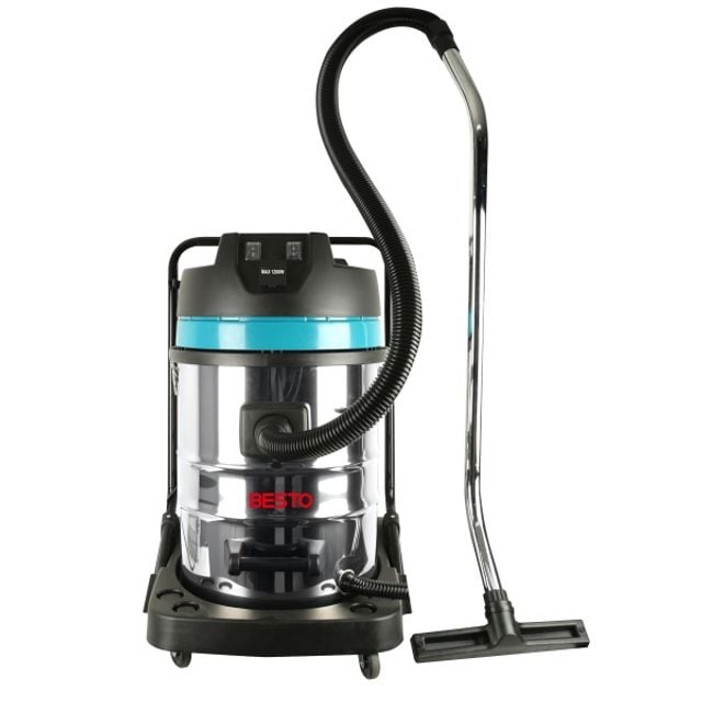 업소용청소기(건/습식2모터/연동형) 70L 건/습식/2000W 스테인레스 26kg BV-70L - 상품 이미지