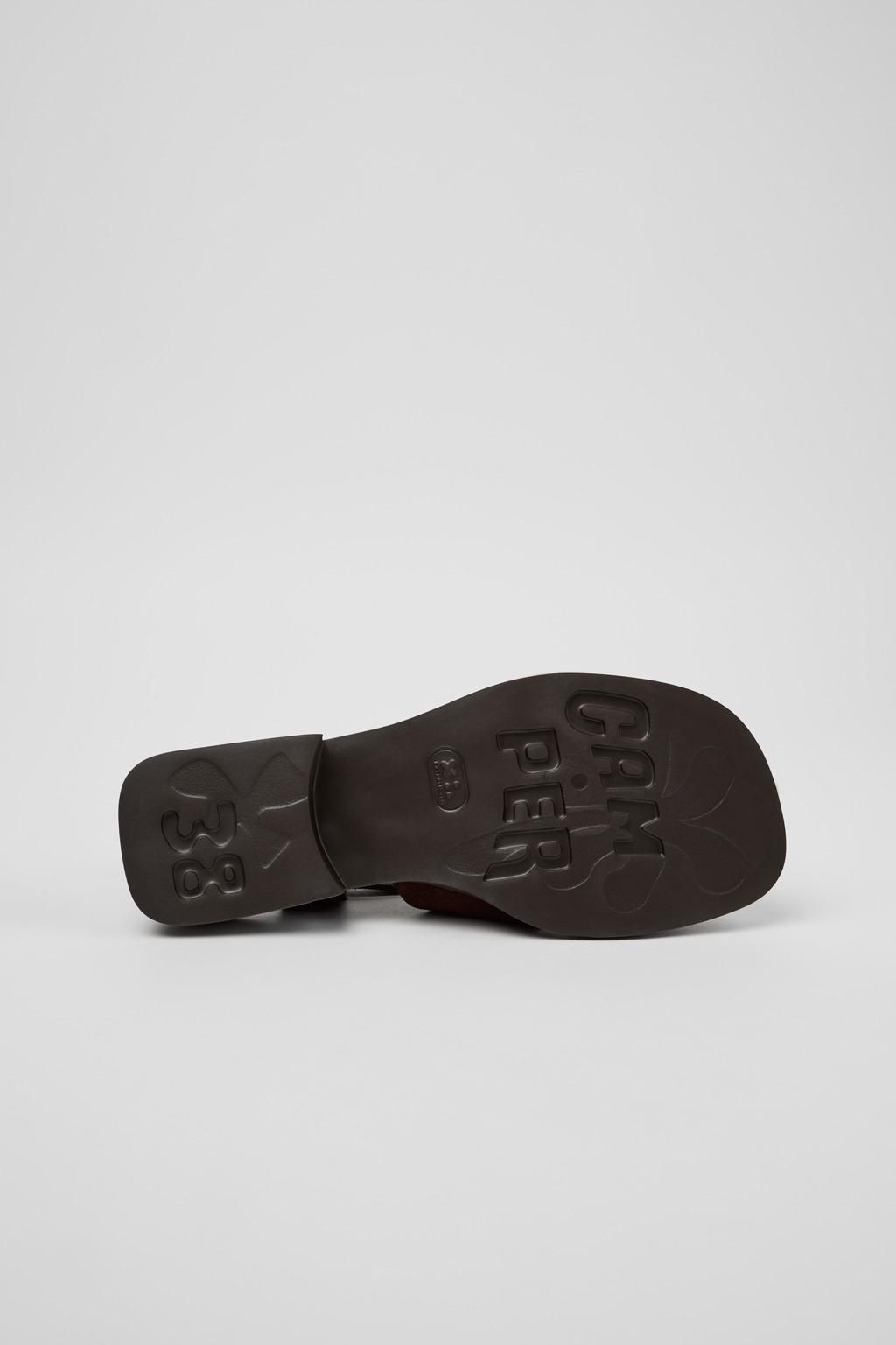캠퍼 브라운 스웨이드 샌들 여성 Dana K201489-012 BROWN - 상세 이미지 5