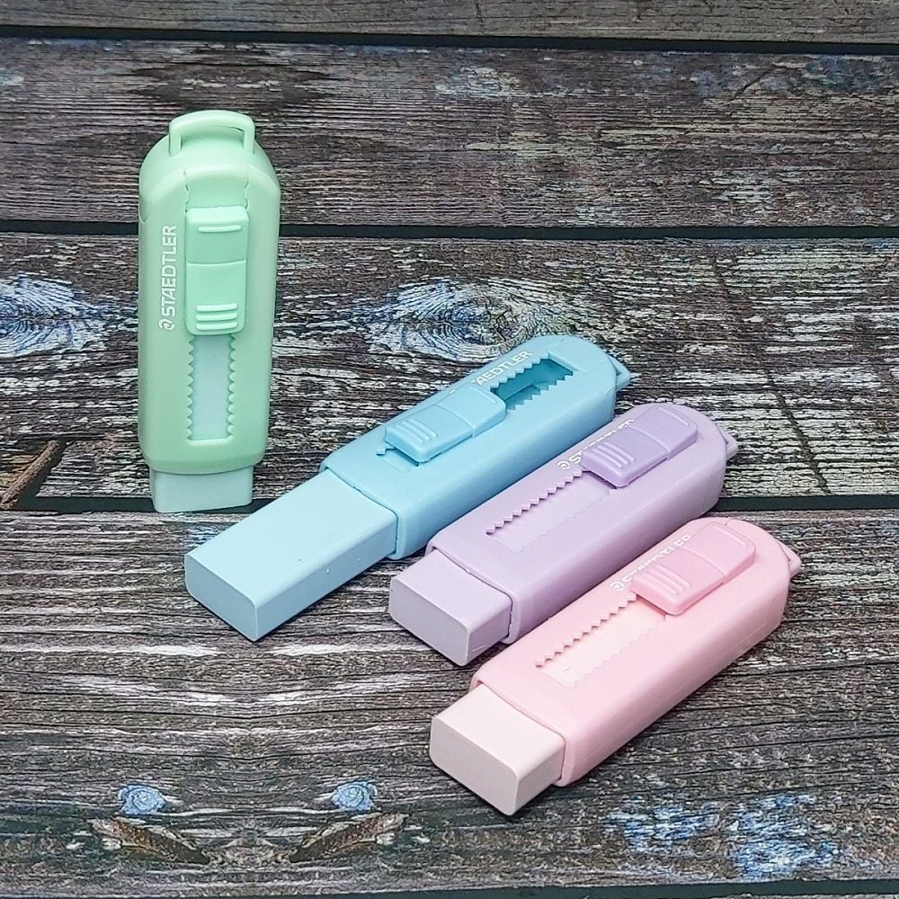 스테들러 리필가능 DIY 슬라이딩 지우개 Pastel 랜덤발송 - 메인 이미지