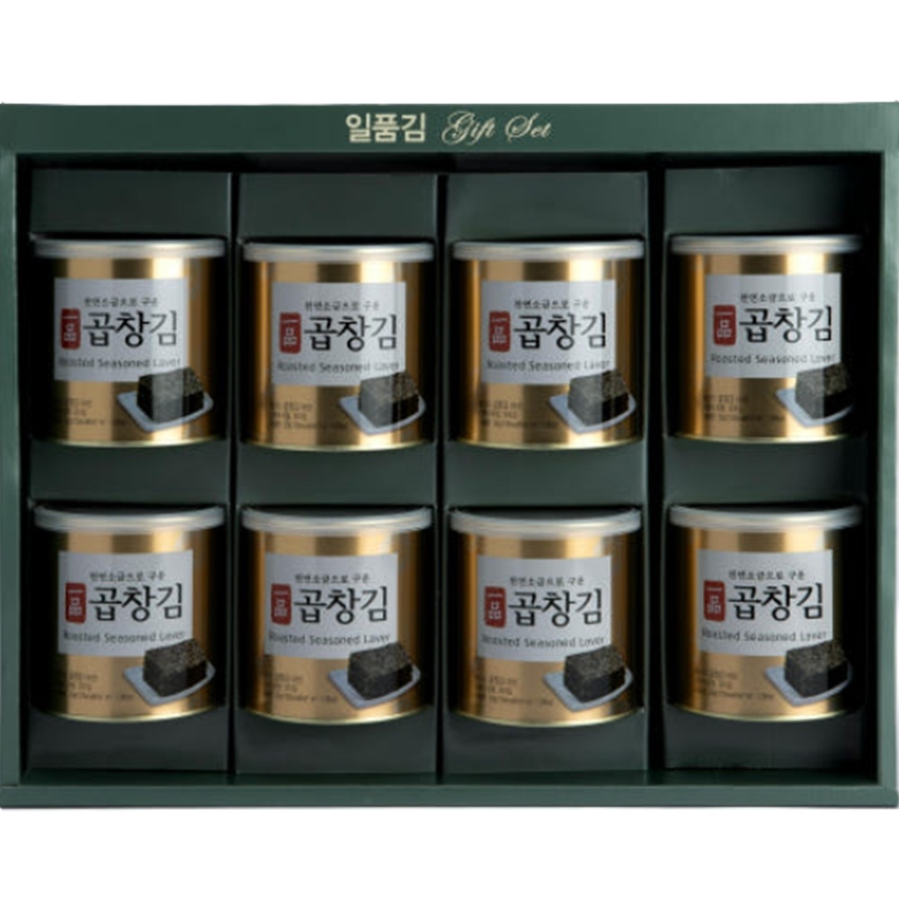 일품 곱창김 30g 8캔 김선물세트 추석선물세트 명절 간편반찬 안주 간편식 - 상품 이미지