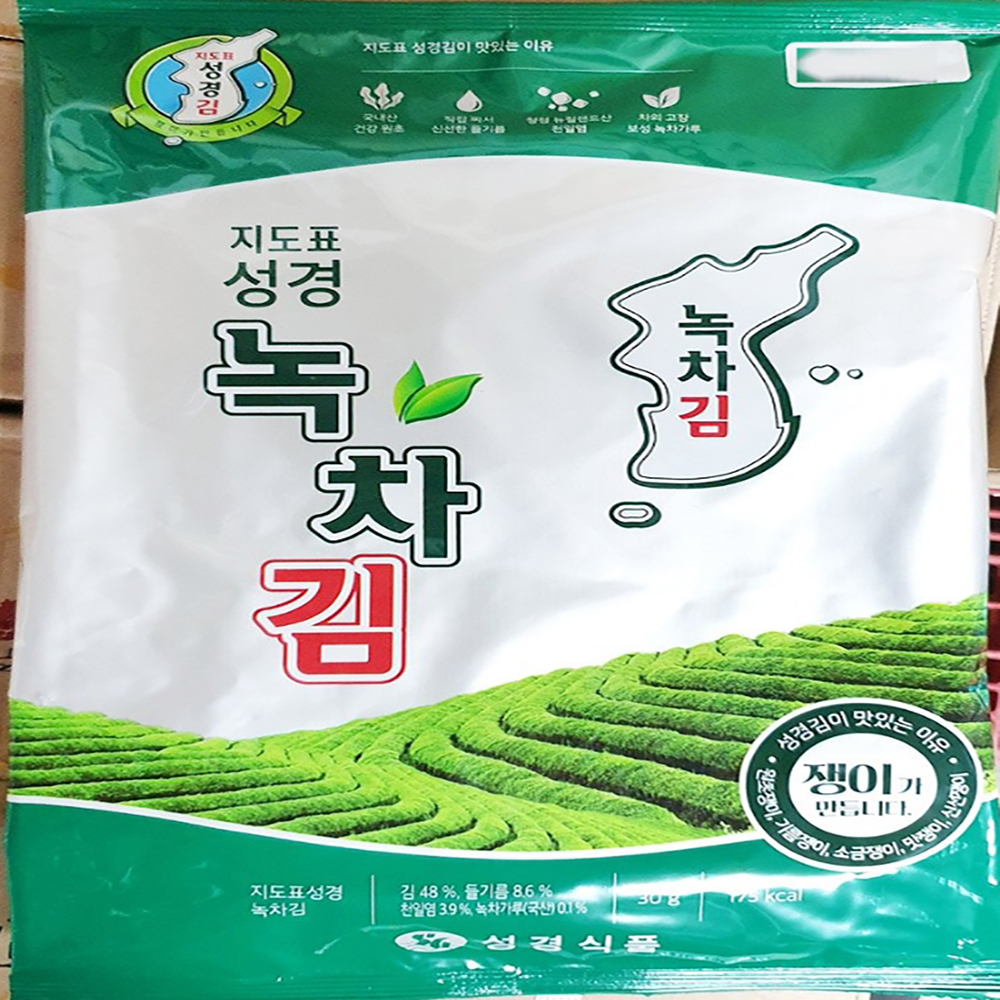 SK-HY s314726 조미 녹차전장김(성경 30g)X20 - 메인 이미지