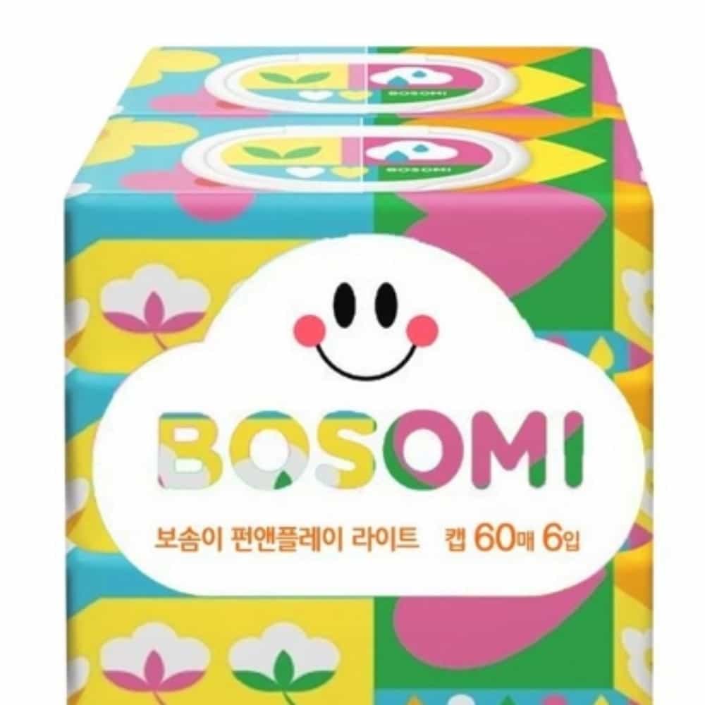 물티슈 캡형 60매 6개 애기물티슈 두툼한물티슈