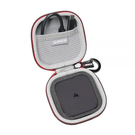 [해외]RLSOCO Corsair 커세어 EX300U/EX400U 1TB/2TB/4TB 휴대용 외장 USB-C SSD용 하드 케이스 (케이스만 해당)