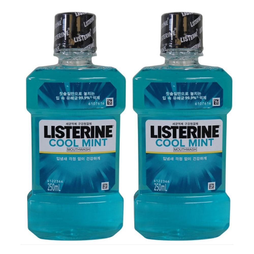 리스테린 쿨민트 마우스워시 250ml X 2개 - 메인 이미지