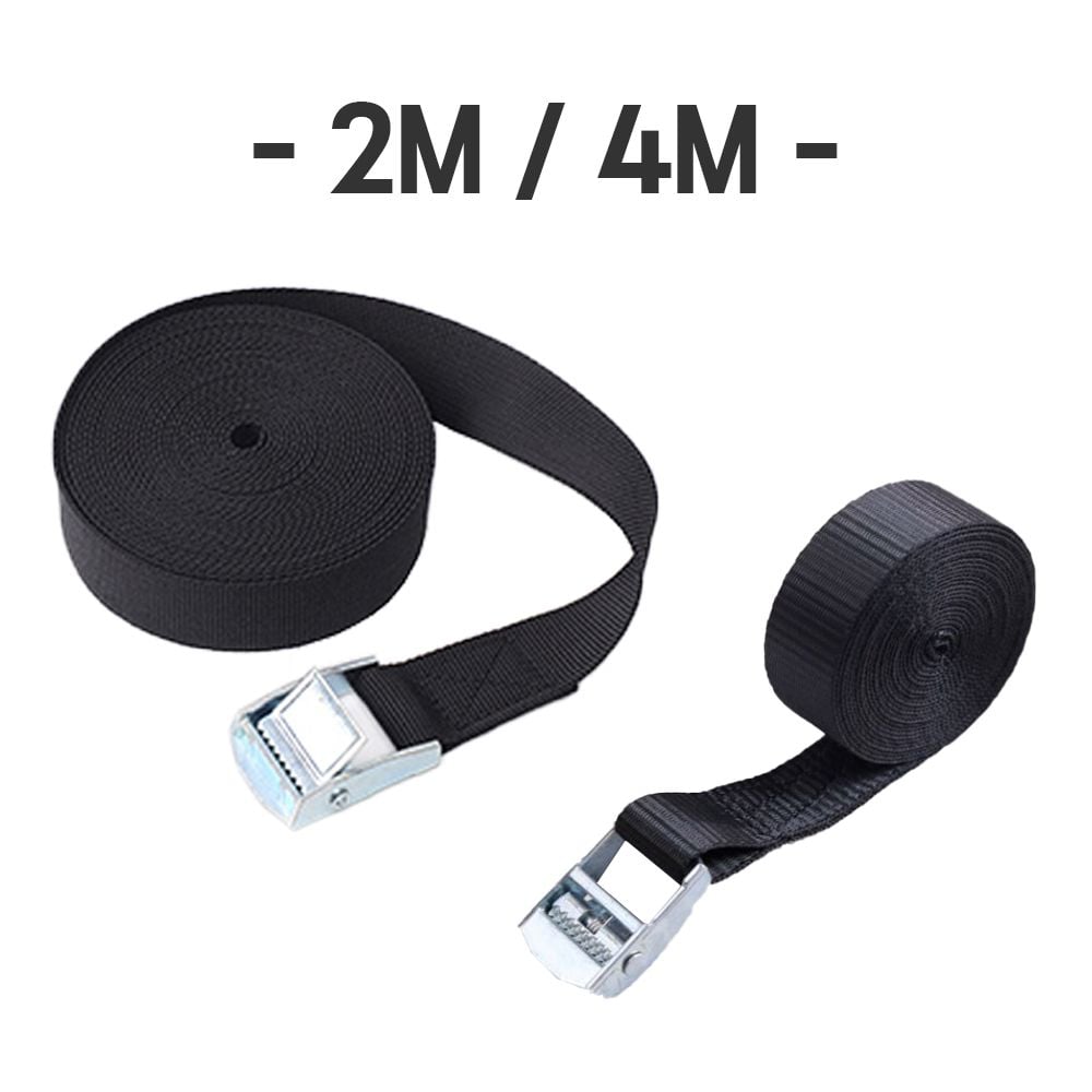 화물 고정 버클밸트 스트랩 안전 고정밸트 블랙 2M/ - 상품 이미지