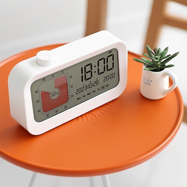 보이는 HKS 알람탁상시계 디지털타이머 시간관리 BODA 타이머 알람 수험생 TIMER 탁 - 상품 이미지