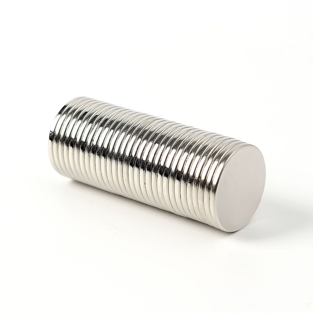 초강력 네오디뮴 원형 자석 30개입 20x2mm - 메인 이미지