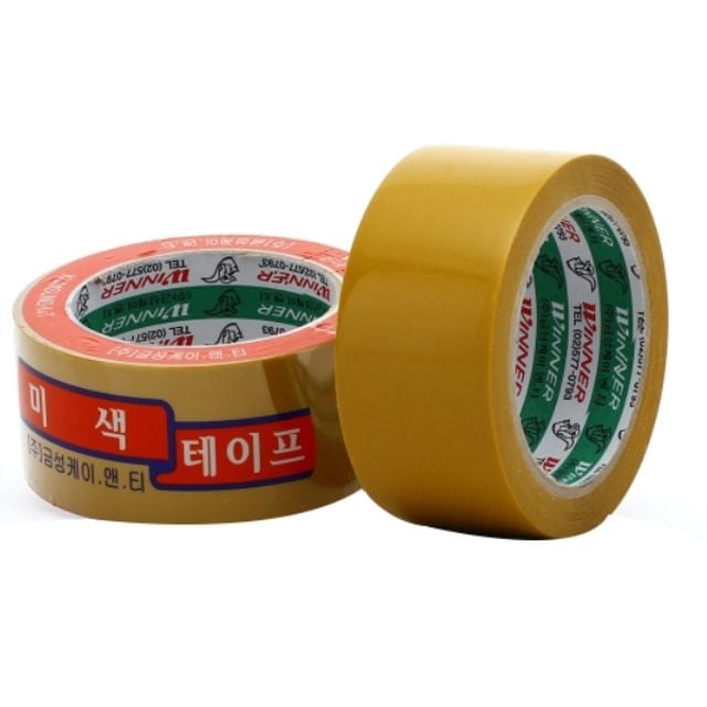 OPP테이프(러버) (50 EA) 베이지/48x40 KS-5053 - 상품 이미지