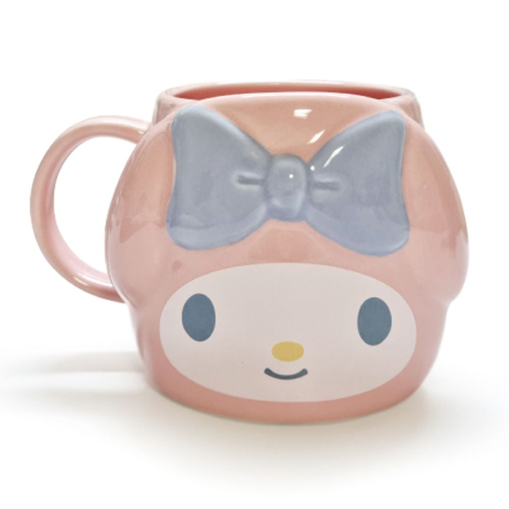 도기 머그컵 예쁜머그컵 390ml 입체 마이멜로디 - 상품 이미지