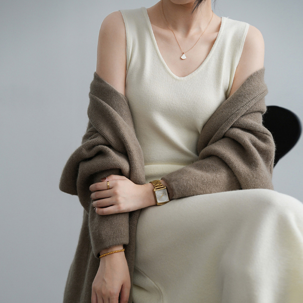 F006963_겨울 나시원피스 민소매롱원피스 H라인 슬림드레스