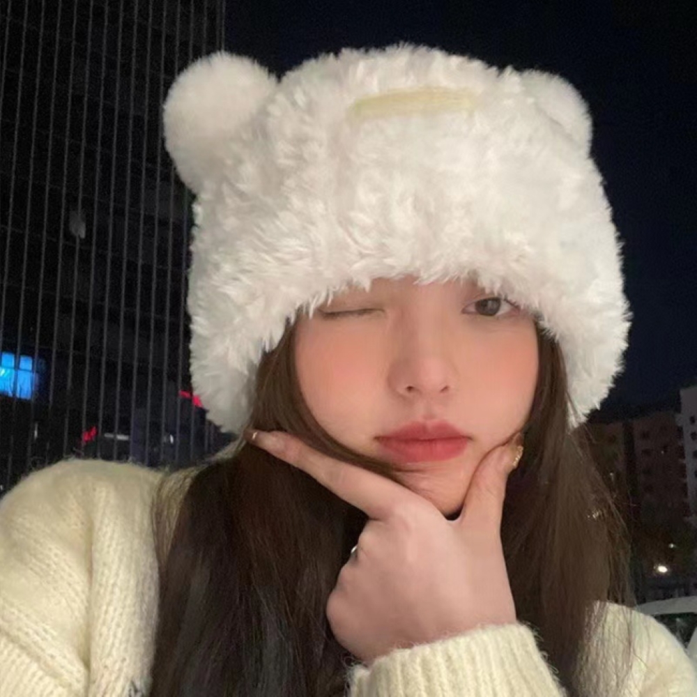베어 곰돌이 퍼 비니 5color 1004505 - 메인 이미지