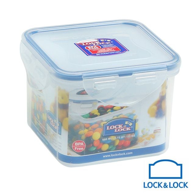 락앤락 정사각밀폐용기 680ml HPL851 - 상품 이미지