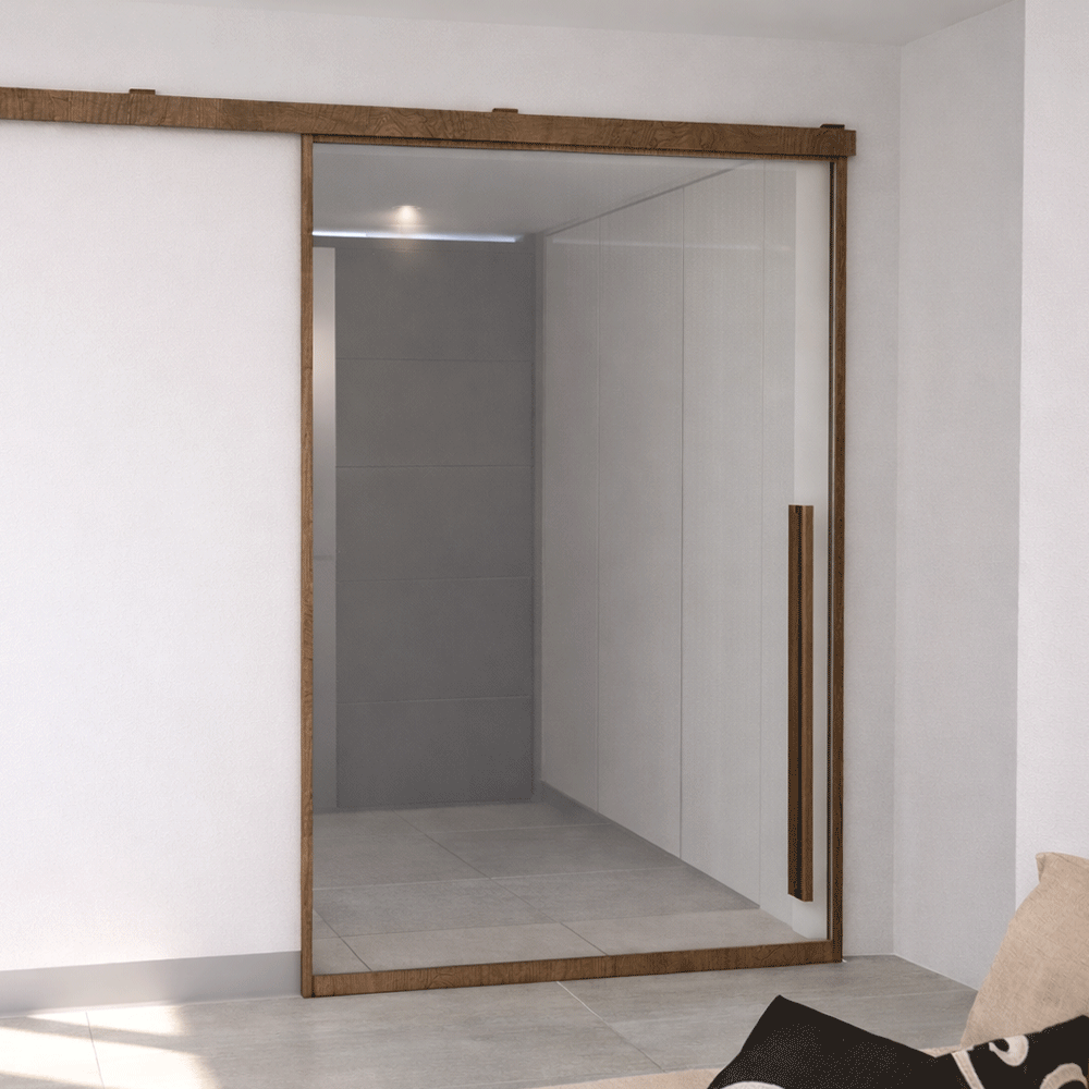 원슬라이딩 중문 도어 (우드제품)