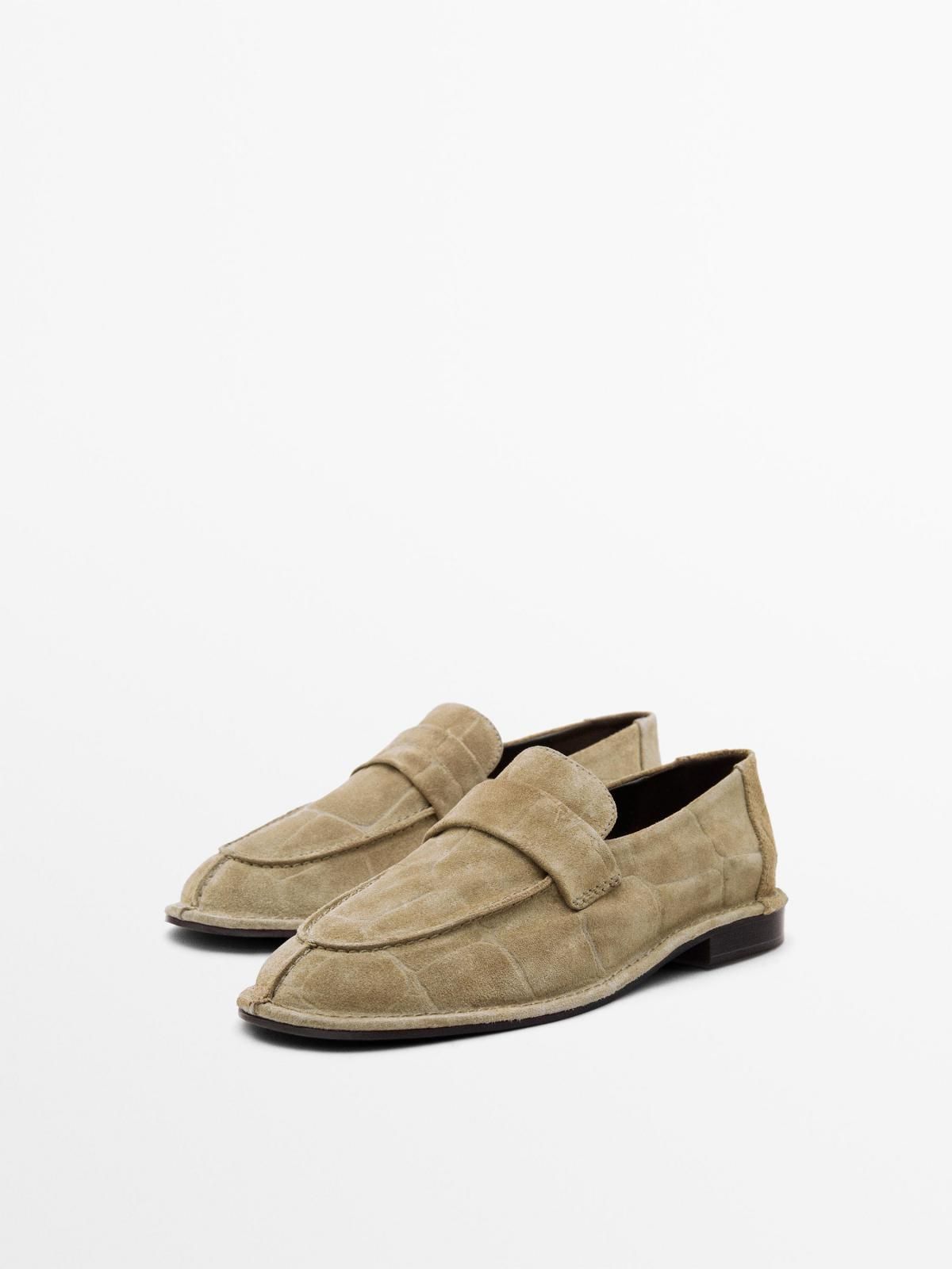 마시모두띠 프리미엄 소프트 스웨이드 페니 로퍼 1526/750 SAND BROWN - 상세 이미지 4