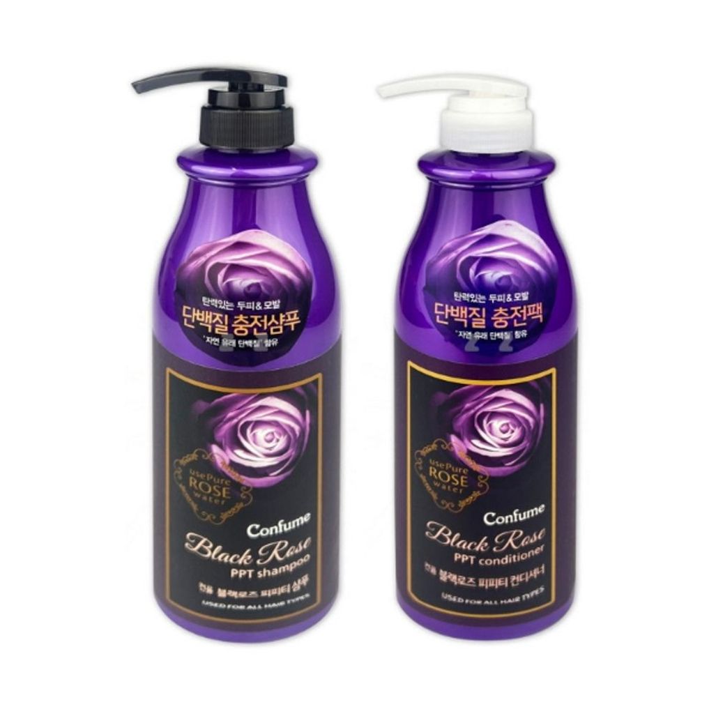 컨퓸 샴푸 컨디셔너 세트 손상 모발 케어 샴푸 750ml - 상품 이미지