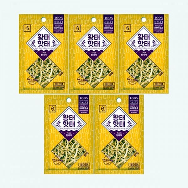 50g 황태채 황태핫태채 5EA 강아지수제간식 X 고양이간식 강아지간식 간식 댕댕이간식 애 - 상품 이미지