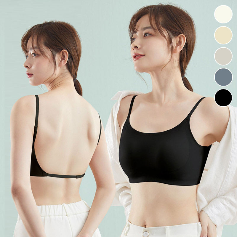 여성 심리스 빅U자형 X자형 스타일링 몰드일체형 날씬 - 상품 이미지