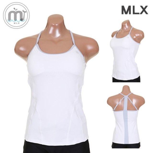 (MLX) 여자 어깨 스트링 트레이닝 나시 요가복-DM_397 - 메인 이미지