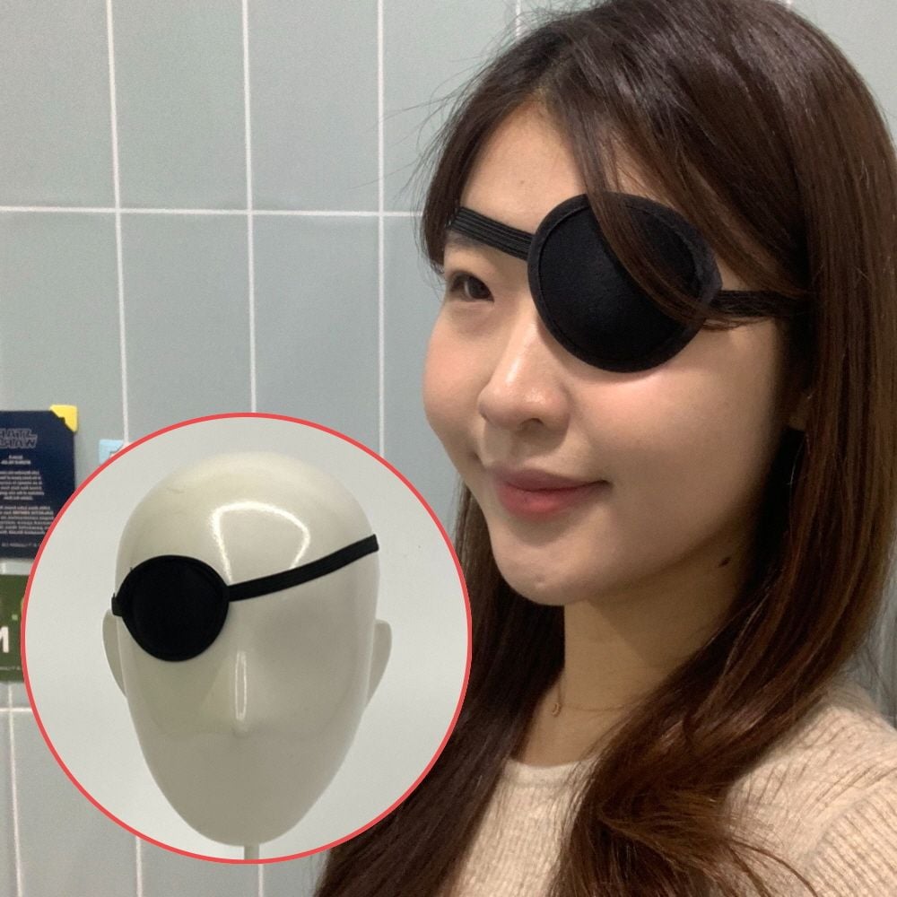 안대 한쪽 눈 외눈 안대 한쪽 눈 외눈 눈 안대 가리개 - 상품 이미지