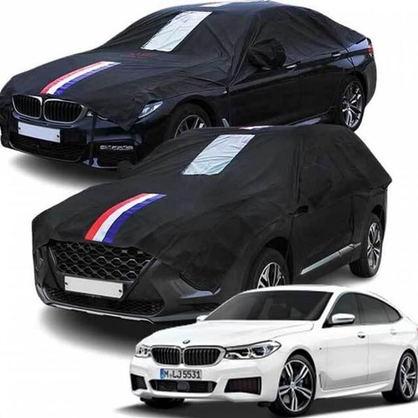 6시리즈 자동차커버 BMW 덮개 하프커버 성에방지 - 메인 이미지