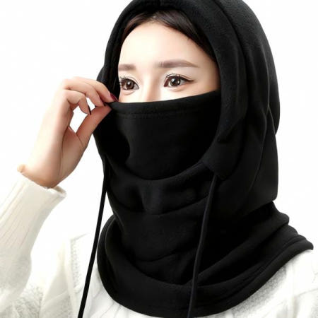 자사 협력업체 겨울 후드 넥워머 목토시 등산 스키용 모자 방한 장갑 귀마개 스키 복 용품 패딩 목도리