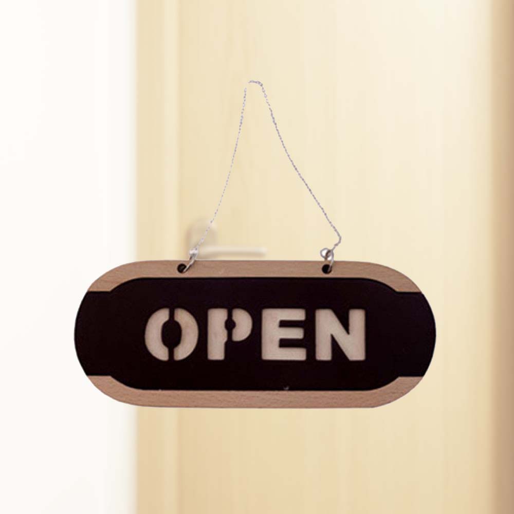 양면사용 OPEN/CLOSED 알림판 대 280x115x10 - 상품 이미지