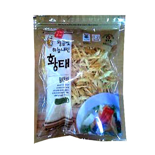 강원도 용대리 진부령 덕장 황태채 200g 50년전통 천혜의조건 전통적방법 4개월자연건조 - 메인 이미지