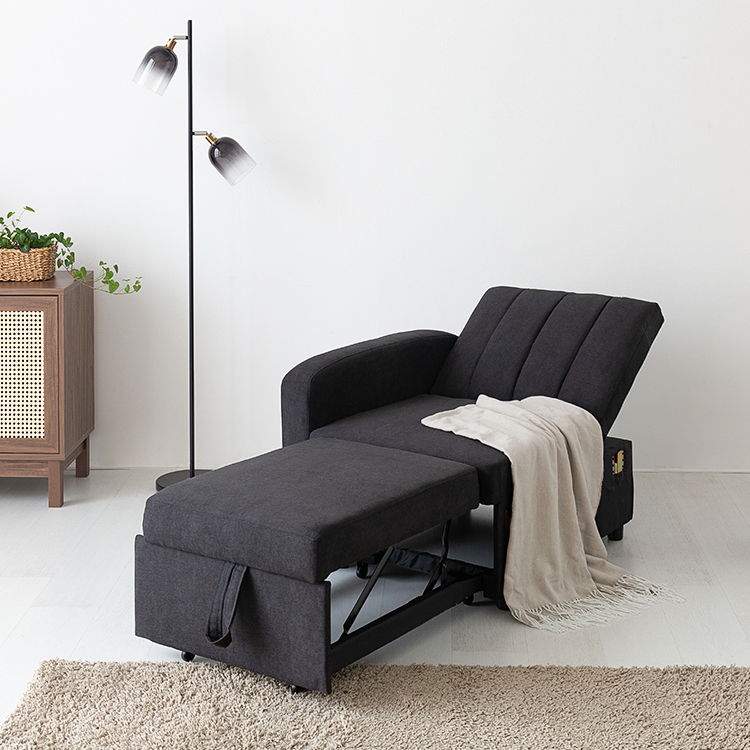 네르센 1인 패브릭 소파베드 XY2178 7238.0152, 다크그레이