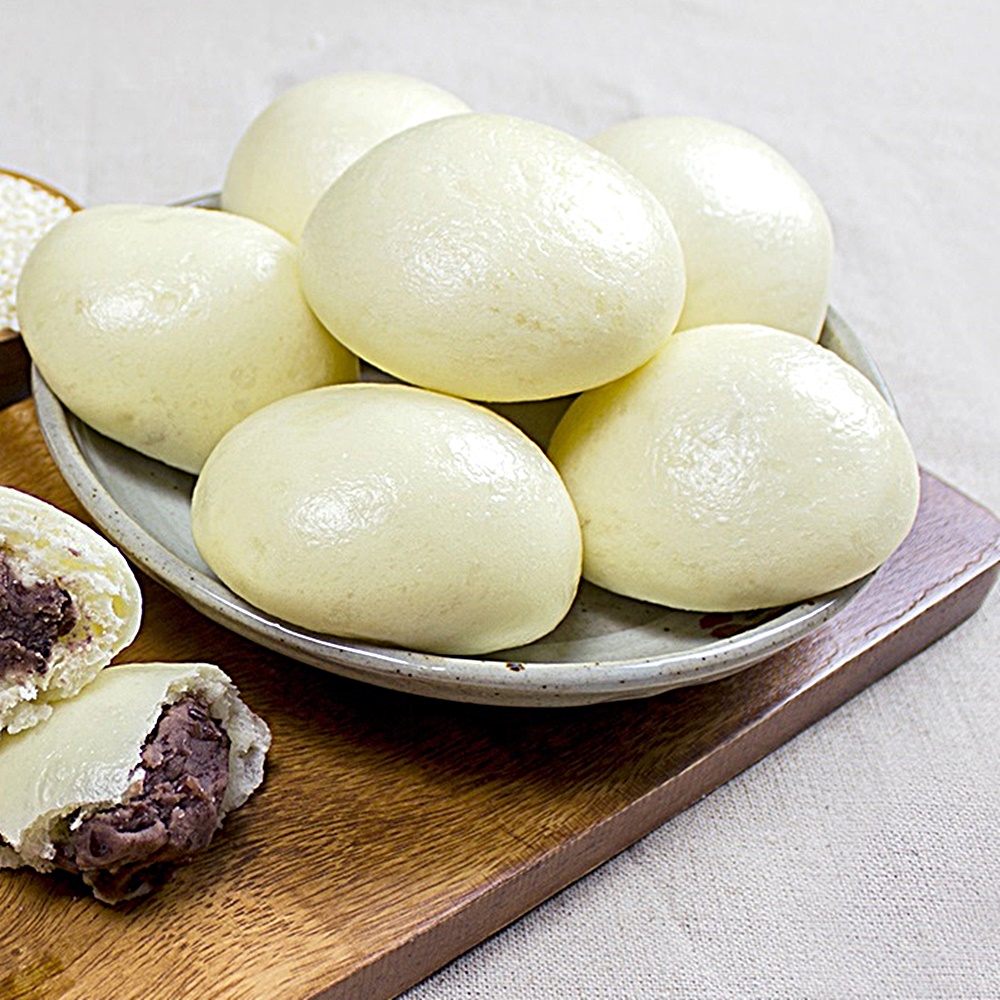 강원도 원주 수제 쌀 찐빵 호빵 팥 앙금 1박스 (20개 1.4kg) - 상품 이미지