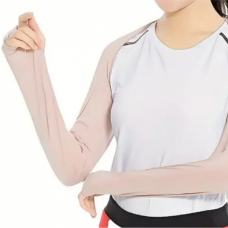 쿨스킨 민소매 스포츠 야외활동 골프 볼레로 팔토시 - 상품 이미지