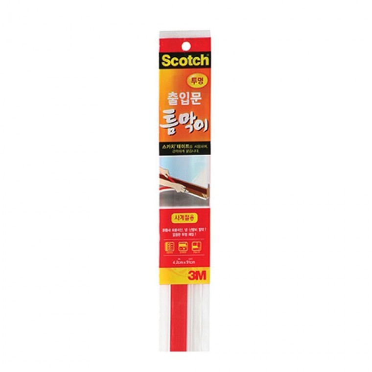 3M 스카치 2118 투명 출입문 틈막이 (42mmx91cm) - 상품 이미지